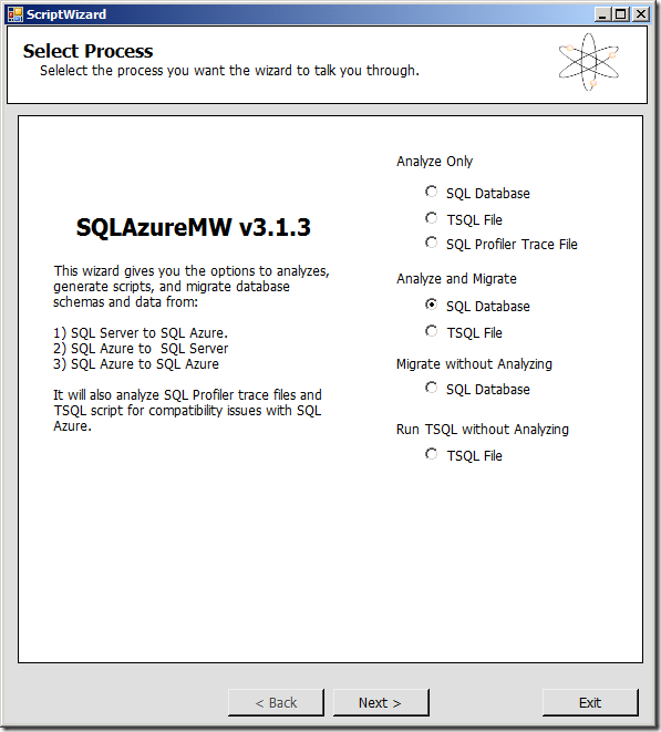 OakLeaf Systems: Using the SQL Azure Migration Wizard v3.3.3 with the ...